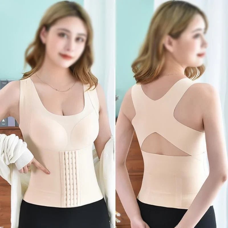 3-in-1 Waist Buttoned Bra Shapewear - Buy 2 Free Shipping