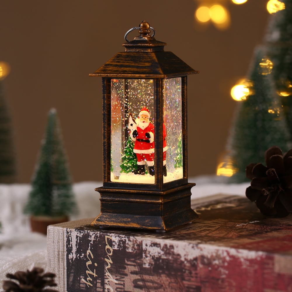 🌲Christmas Sale 48% OFF - Snow Globe Christmas Lantern Decorations