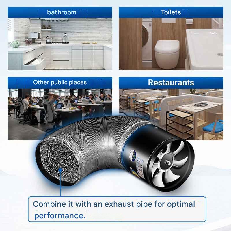 š„Suitable for multiple scenarios - high-speed, high-power, super-strong suction and silent exhaust fan