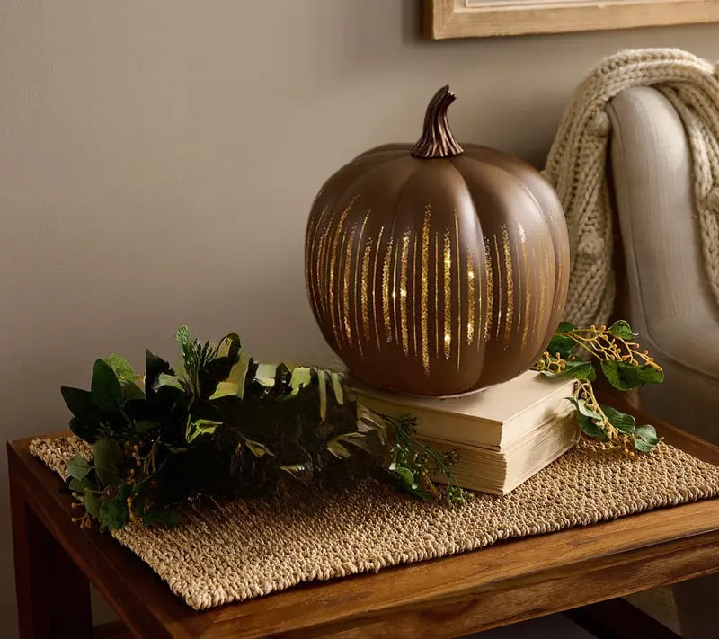 🔥2025 HOT SALE - 🎃Buy Large, Get Small FREE! 🎃✨ Illuminated Starry Night Pumpkins by Valerie✨