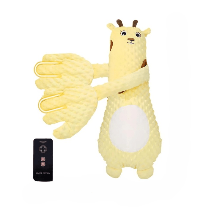 Soothing Bear Hug Baby Pillow with Remote Control