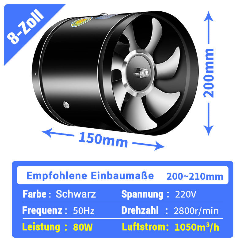 š„Suitable for multiple scenarios - high-speed, high-power, super-strong suction and silent exhaust fan
