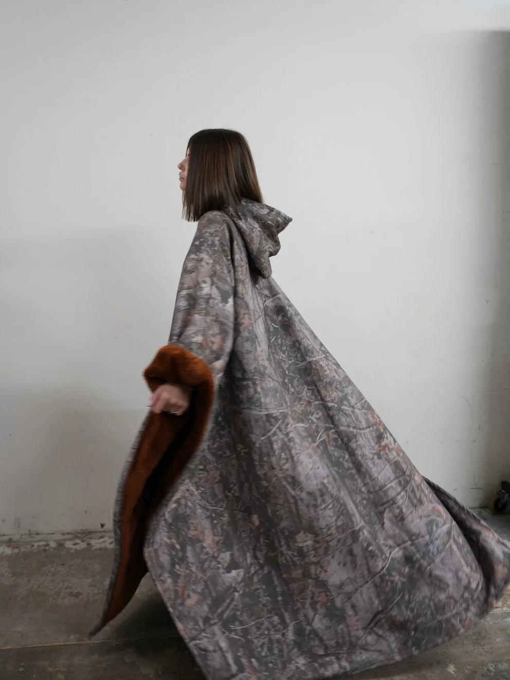 Loose Hooded Poncho Hoodie