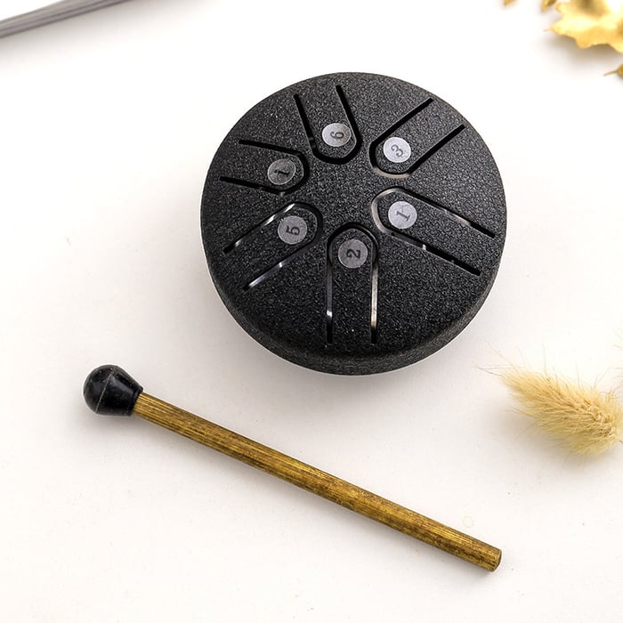 ๐ Early Christmas Sale - 49% OFF ๐ต Buddha Stones Mini Steel Tongue Drum Kit (3 Inch)
