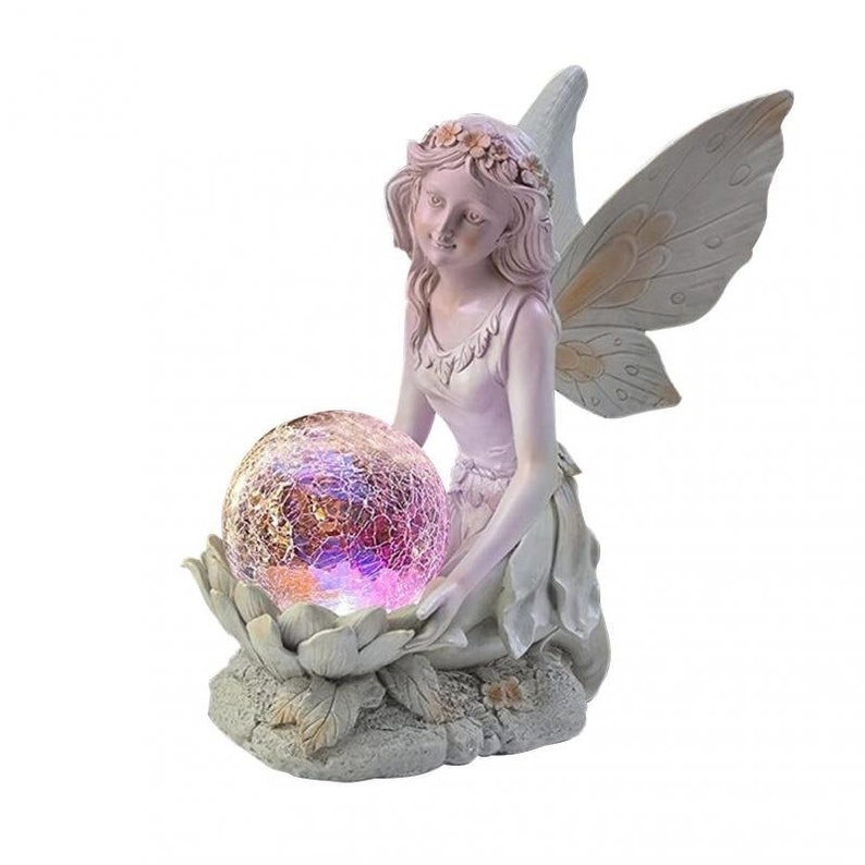 Garden Solar Decorative Fairy Statue