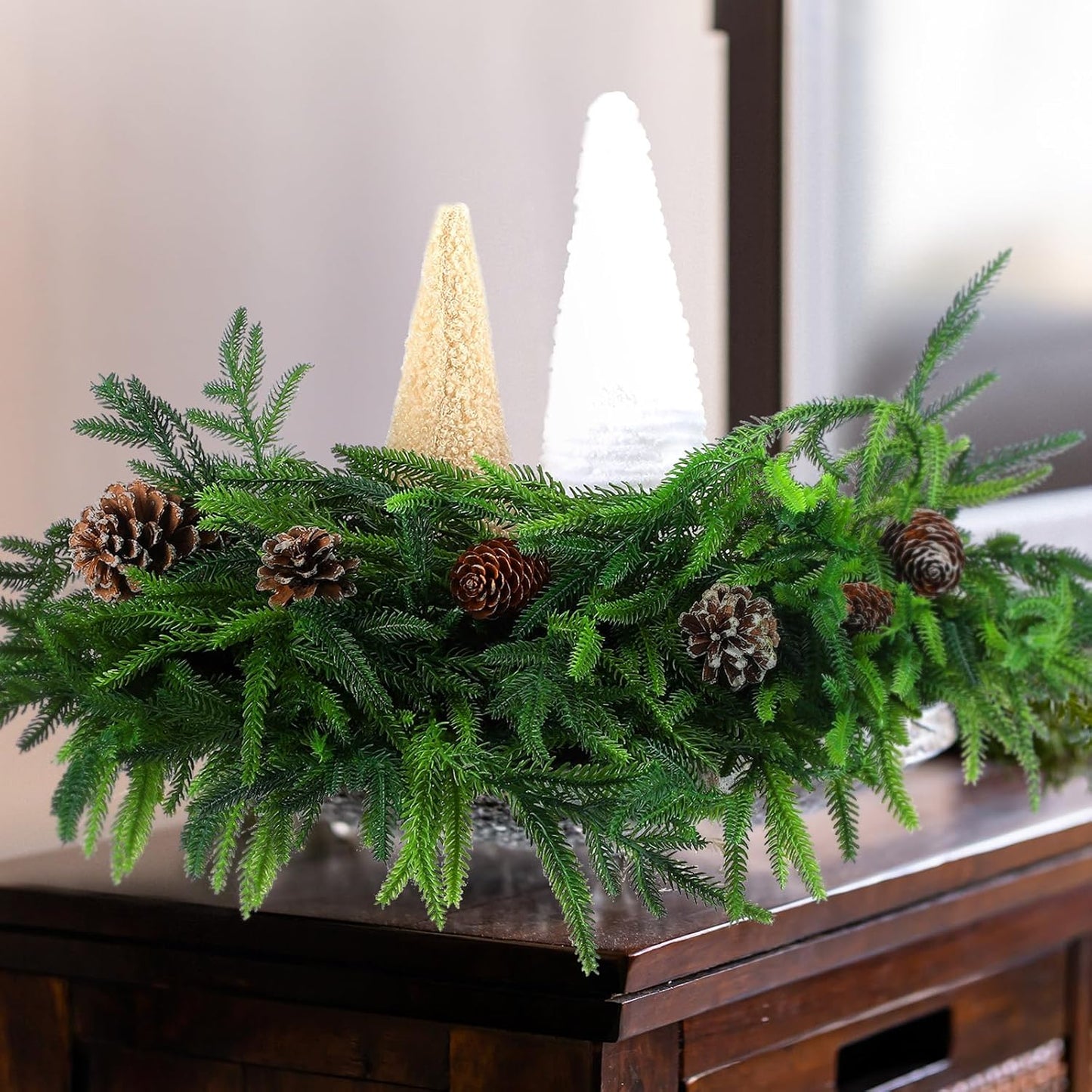 🎄Super popular🎄Christmas greenery Norfolk pine branches