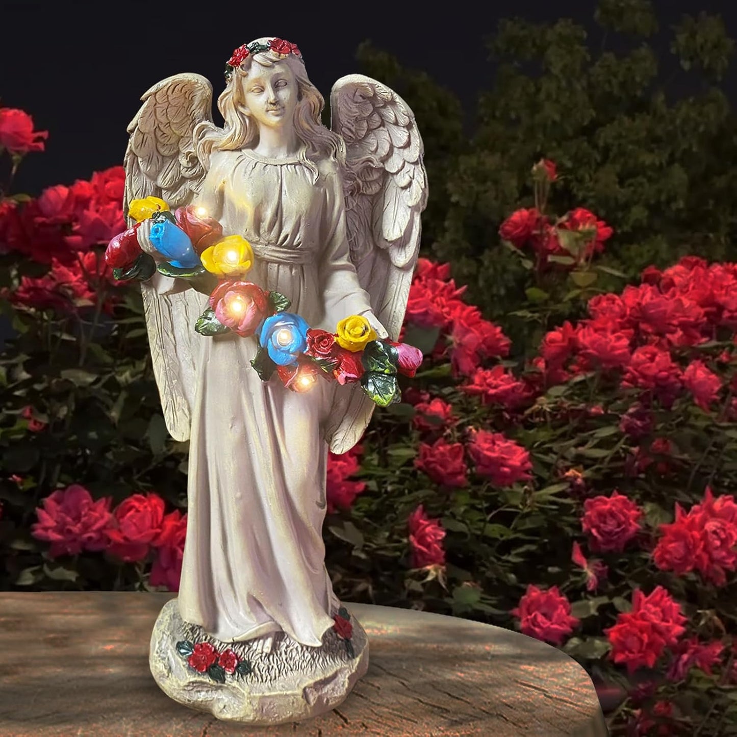 Outdoor Garden Angel Gnome Statue