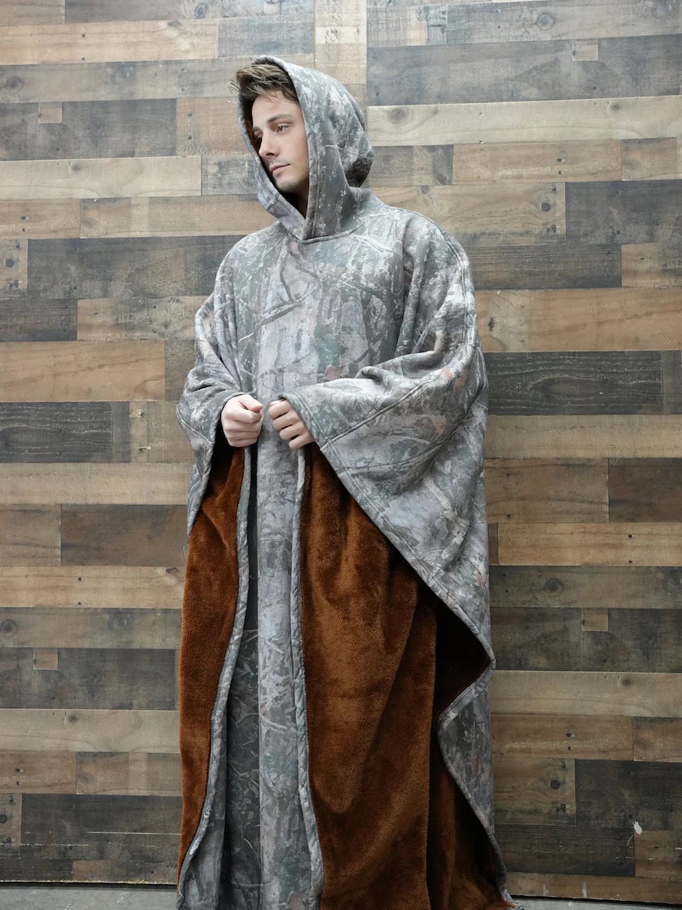 Loose Hooded Poncho Hoodie