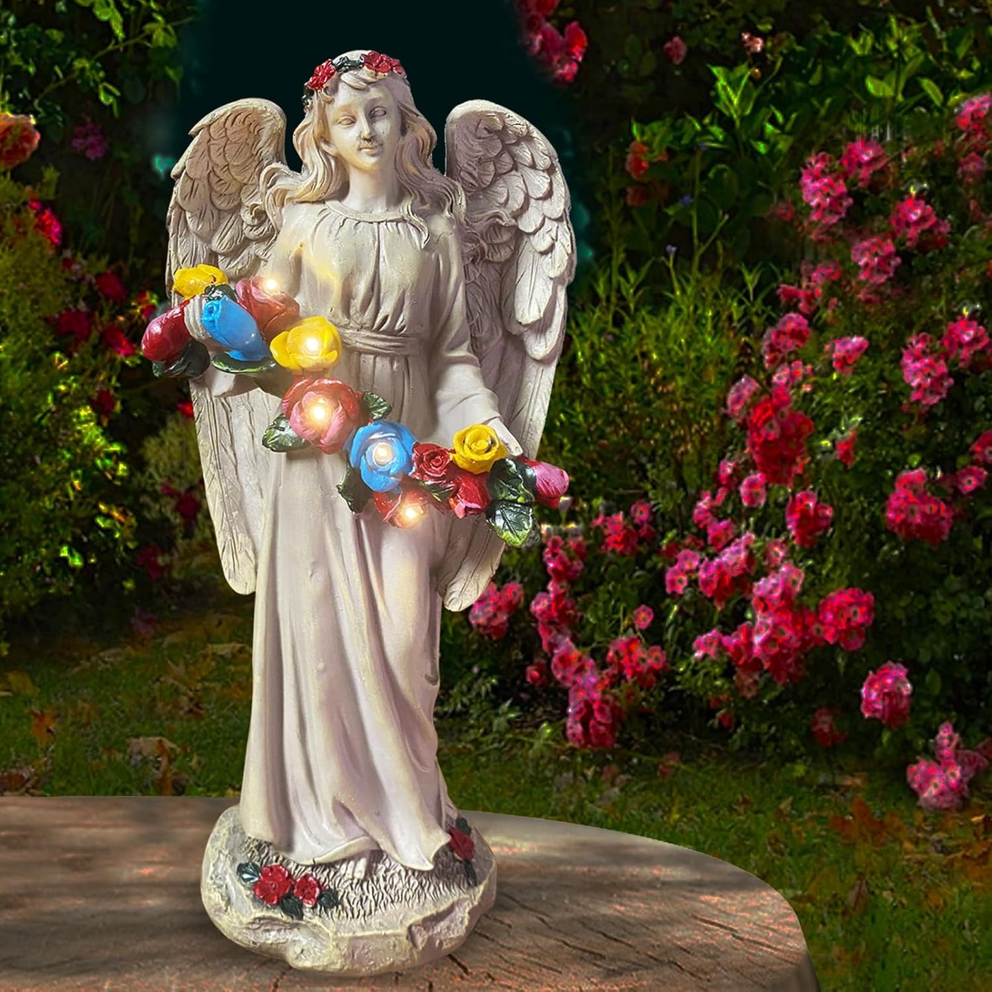 Outdoor Garden Angel Gnome Statue