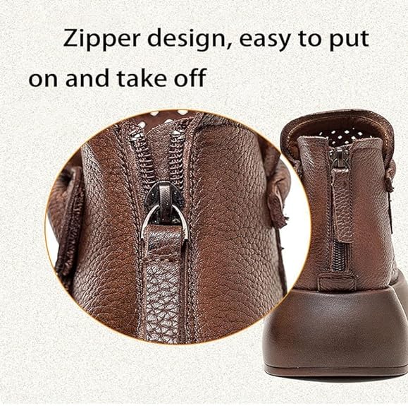 Women's Retro Soft PU Leather Sandalias