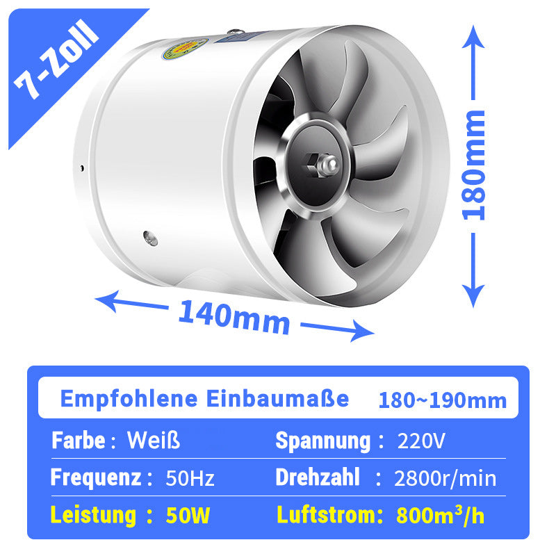š„Suitable for multiple scenarios - high-speed, high-power, super-strong suction and silent exhaust fan