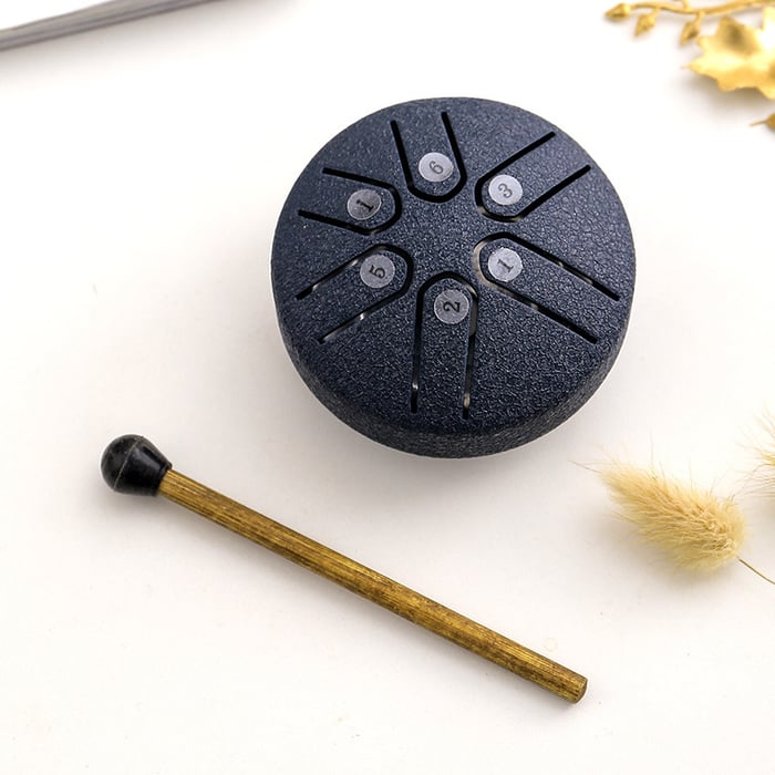 ๐ Early Christmas Sale - 49% OFF ๐ต Buddha Stones Mini Steel Tongue Drum Kit (3 Inch)