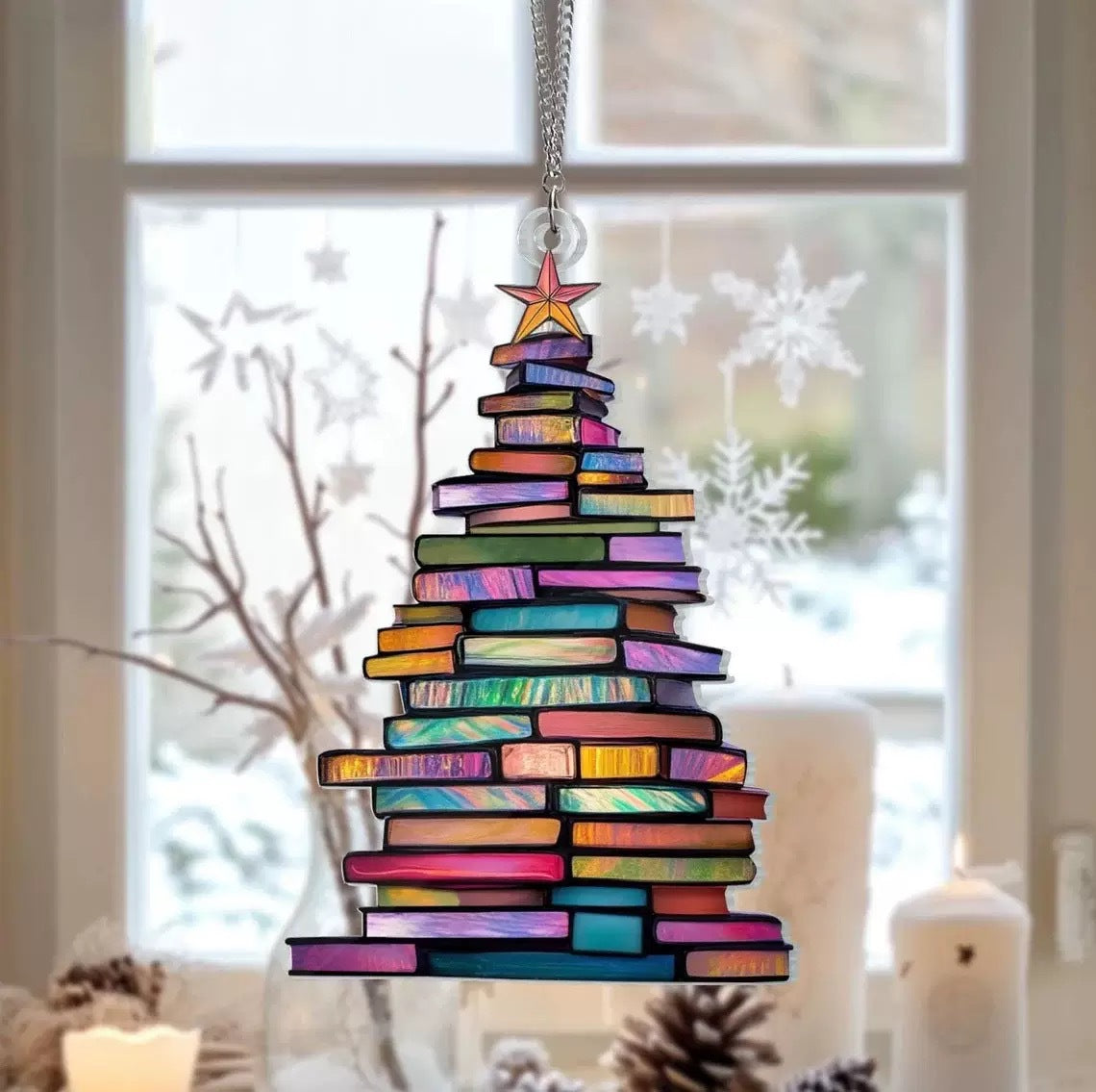 Cross-Border New Products Creative Christmas Tree Car Pendants Christmas Acrylic Decoration Festival Home Decorations