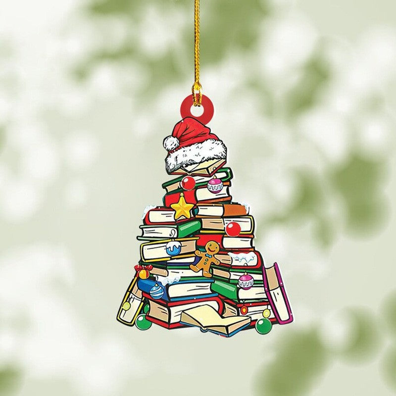 Cross-Border New Products Creative Christmas Tree Car Pendants Christmas Acrylic Decoration Festival Home Decorations