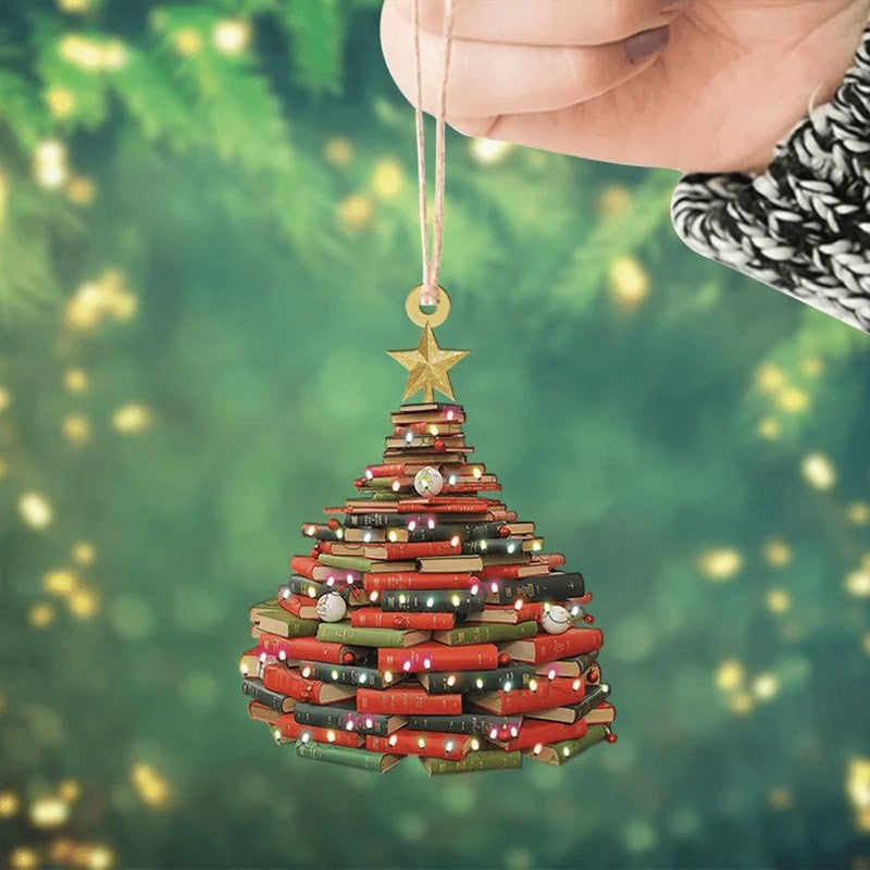 Cross-Border New Products Creative Christmas Tree Car Pendants Christmas Acrylic Decoration Festival Home Decorations