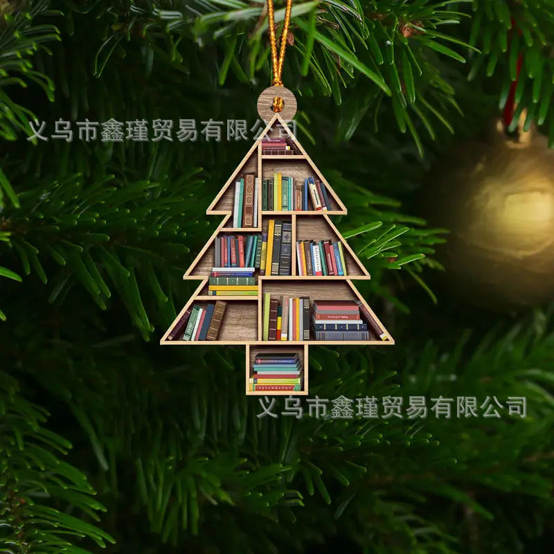 Cross-Border New Products Creative Christmas Tree Car Pendants Christmas Acrylic Decoration Festival Home Decorations