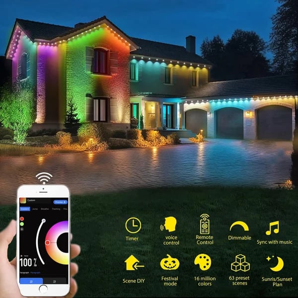 ๐
Early Christmas 49%OFF - Smart Rainbow LED Permanent Outdoor Light - Smartlight ๐