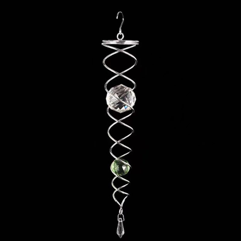 Decorative spiral wind chime pendant