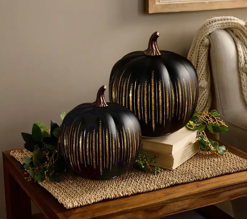 🔥2025 HOT SALE - 🎃Buy Large, Get Small FREE! 🎃✨ Illuminated Starry Night Pumpkins by Valerie✨