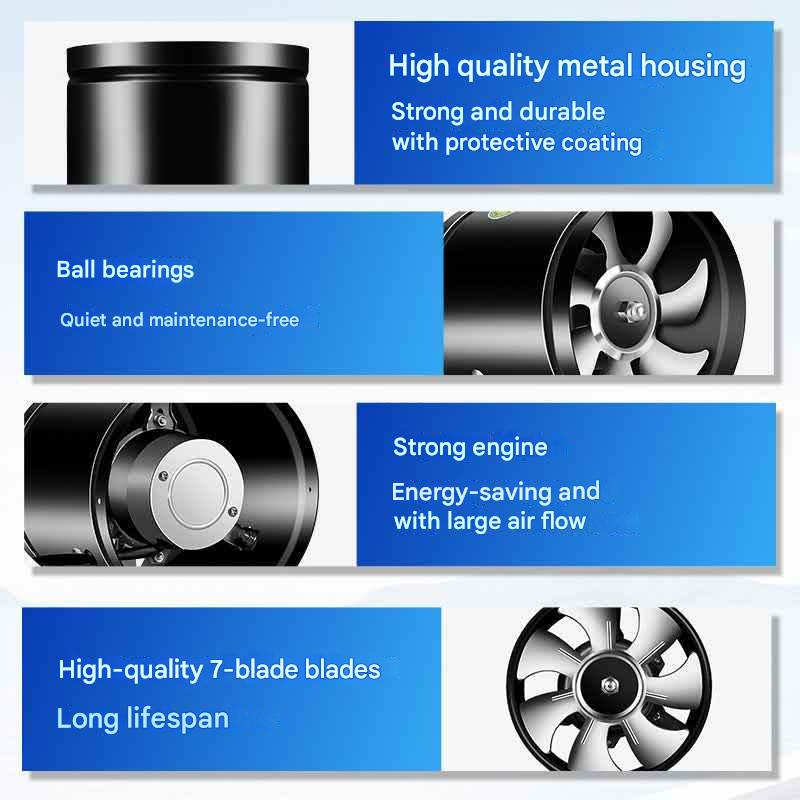 š„Suitable for multiple scenarios - high-speed, high-power, super-strong suction and silent exhaust fan