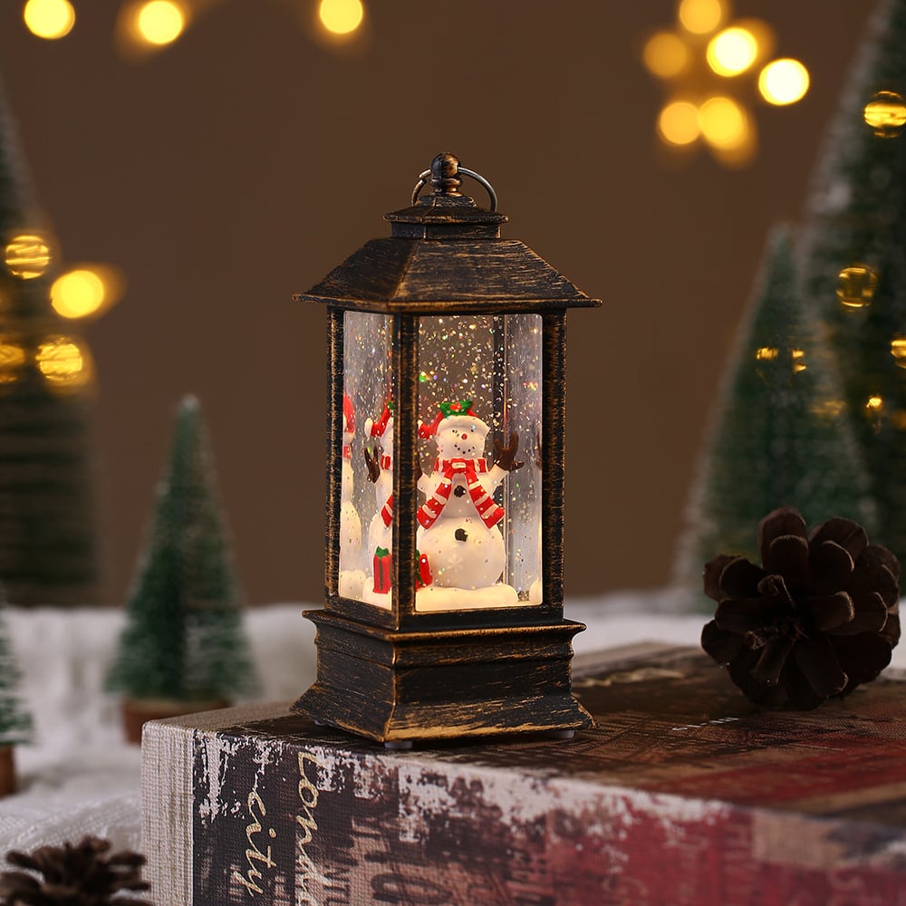 🌲Christmas Sale 48% OFF - Snow Globe Christmas Lantern Decorations