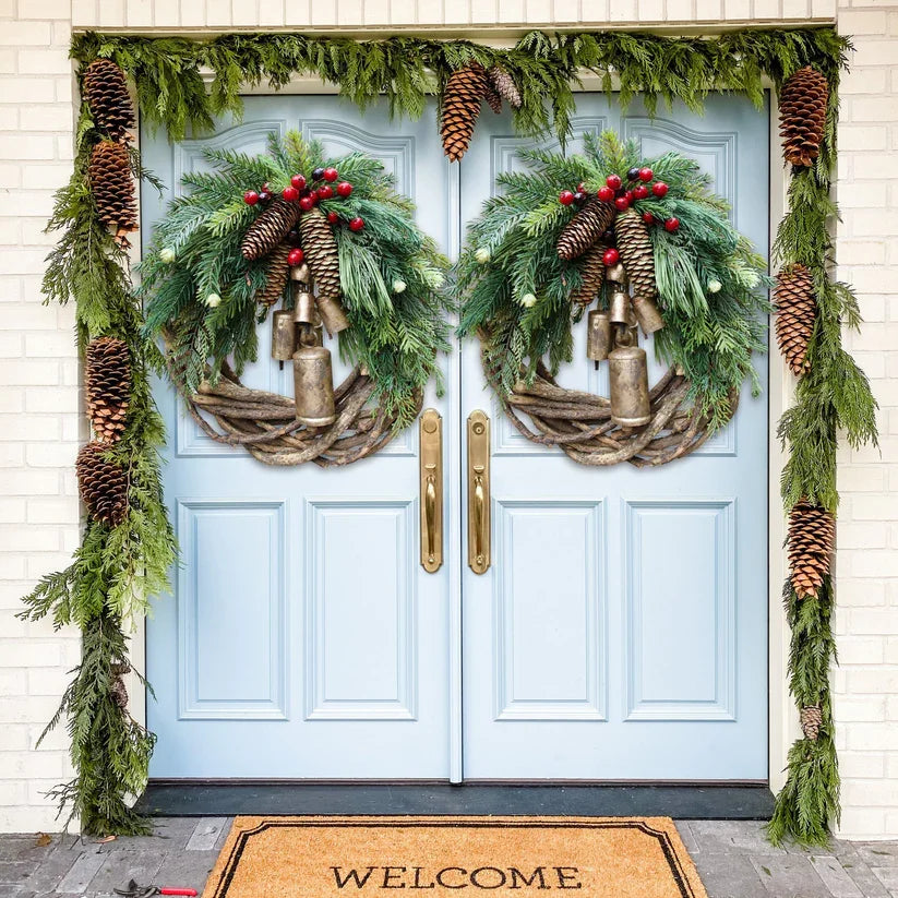 Limited time offer🔥Farmhouse Christmas Wreath Boho Wreath Holiday Wreath