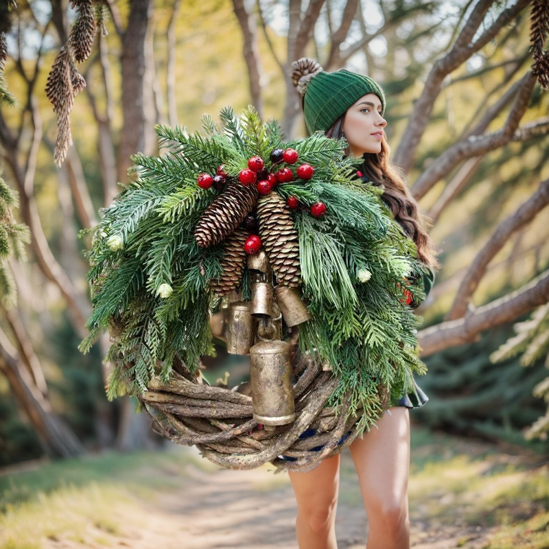 Limited time offer🔥Farmhouse Christmas Wreath Boho Wreath Holiday Wreath