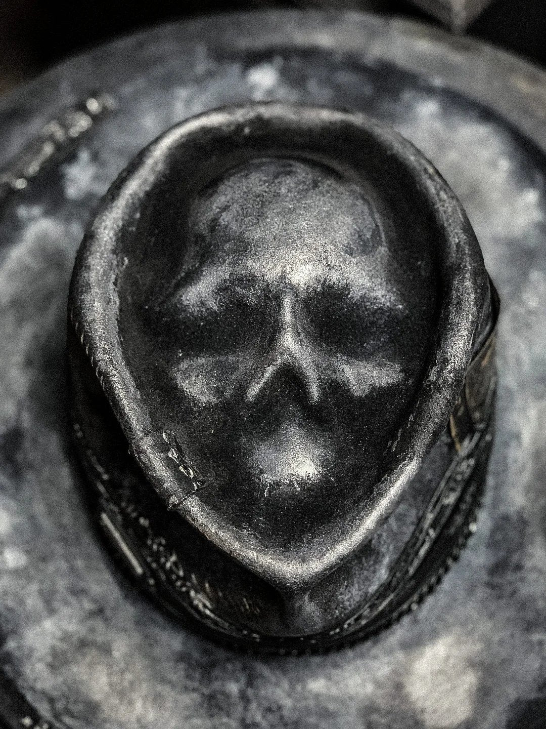 🔥Limited Time - Half Price Sale💀"Harvester of Sorrow" Handmade Skull Hat