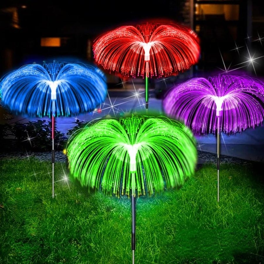 Solar Garden Color Changing Jellyfish Light