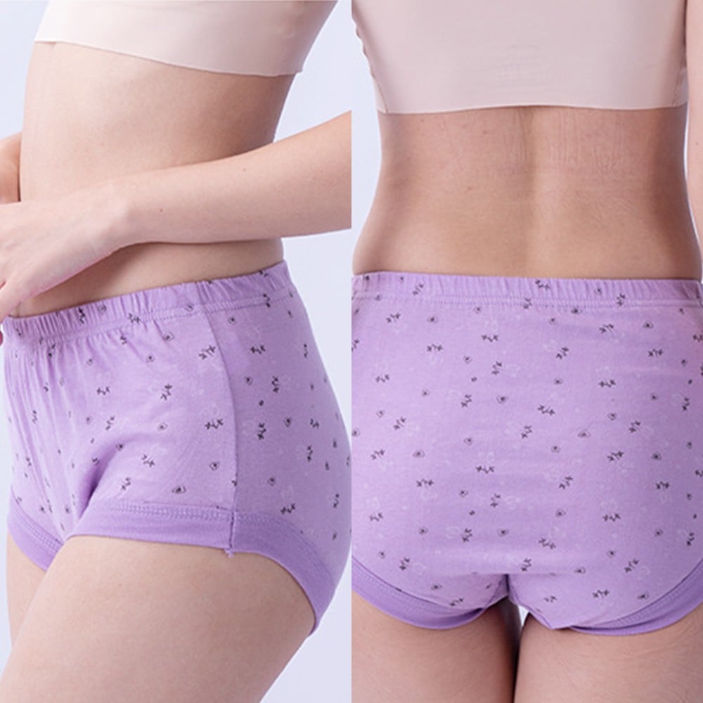 High-Waist Ladies Cotton Panties Plus Sizes💥