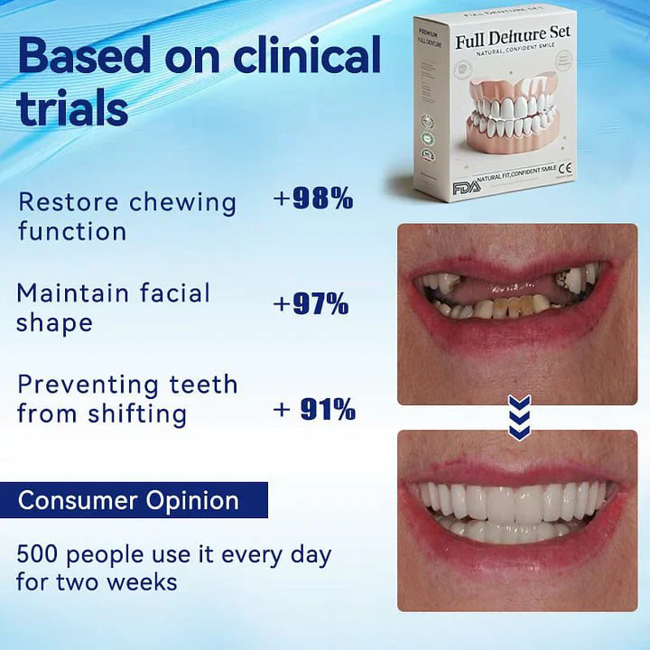 🦷🔥This week's special offer🔥Full Denture Set