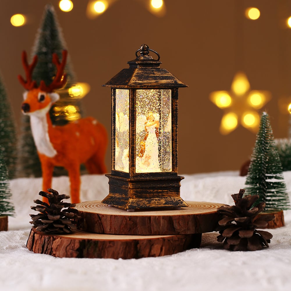 🌲Christmas Sale 48% OFF - Snow Globe Christmas Lantern Decorations