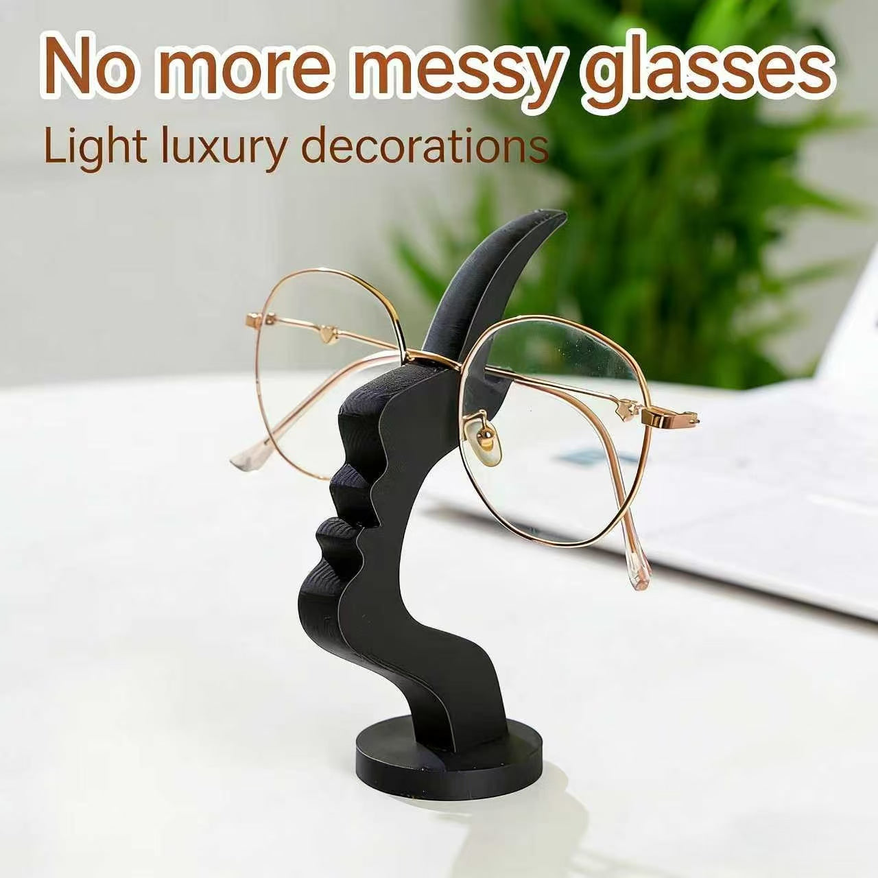 Face Creative Glasses Holder Desktop