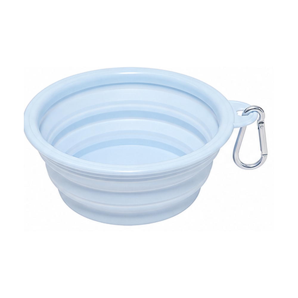 Collapsible Pet Bowl – Portable Outdoor Silicone Bowl
