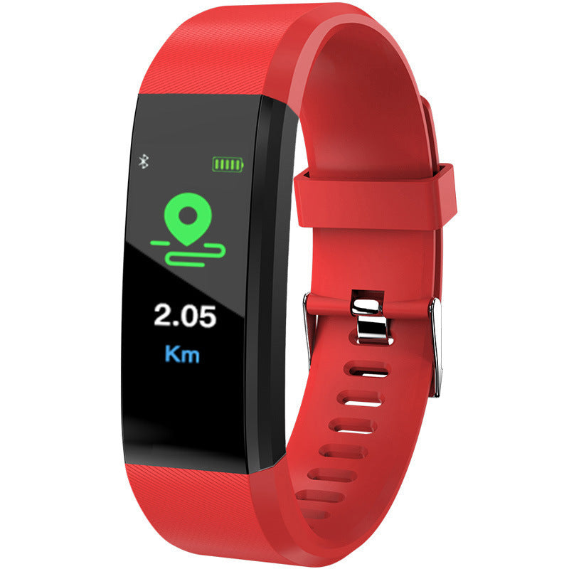 115Plus Color Screen Smart Bracelet Heart Rate Blood Pressure Sleep Health Waterproof Sports Pedometer Smart Watch