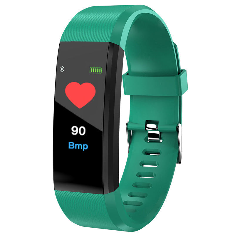 115Plus Color Screen Smart Bracelet Heart Rate Blood Pressure Sleep Health Waterproof Sports Pedometer Smart Watch