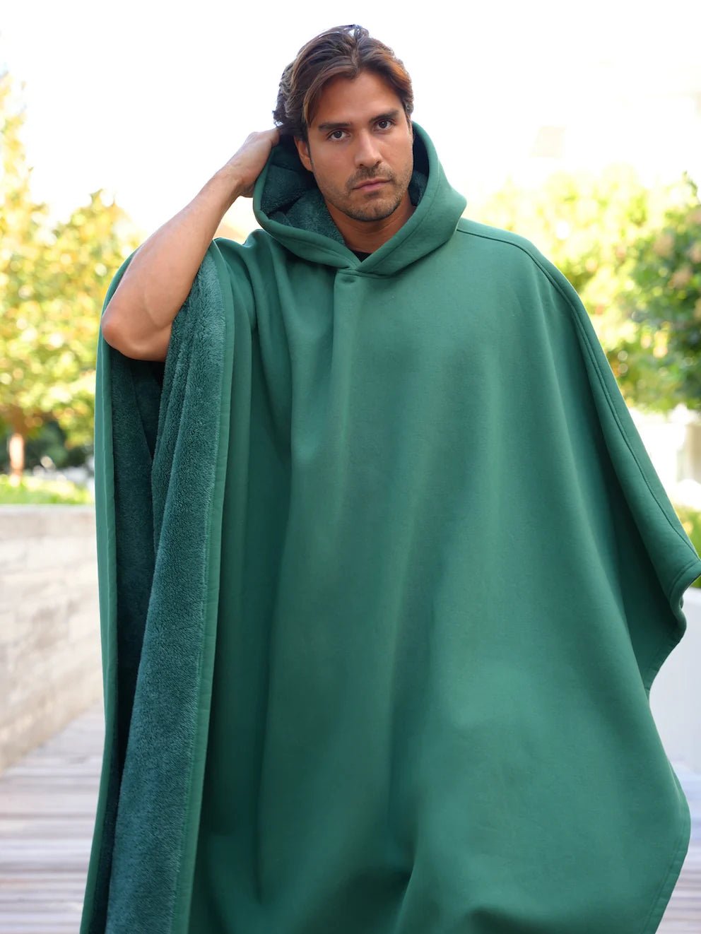 Loose Hooded Poncho Hoodie