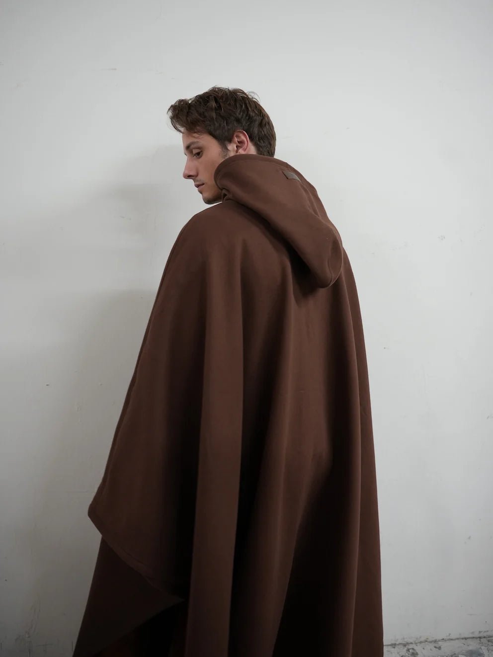 Loose Hooded Poncho Hoodie