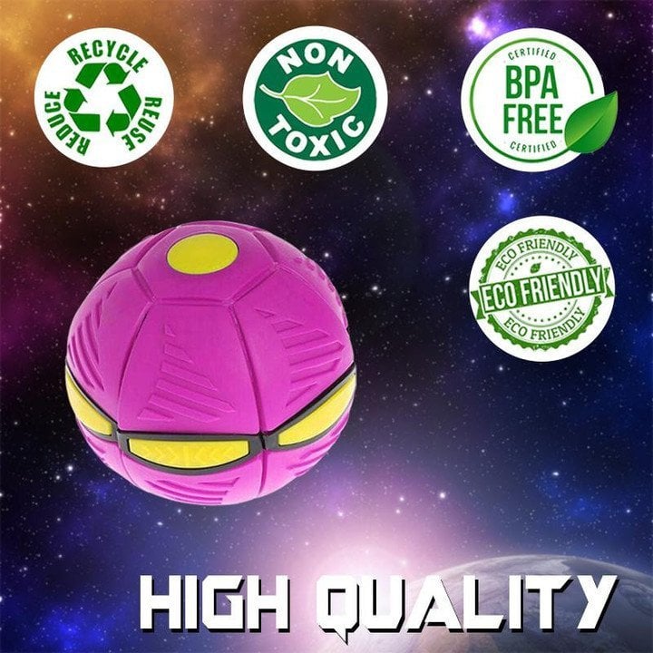 Portable Creative Magic Light Flying Saucer UFO Ball For Kids
