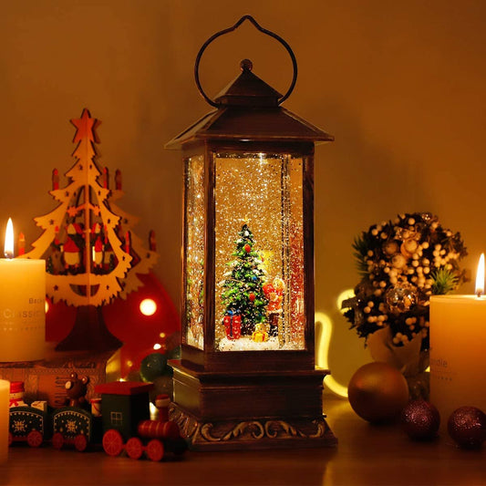 🌲Christmas Sale 48% OFF - Snow Globe Christmas Lantern Decorations