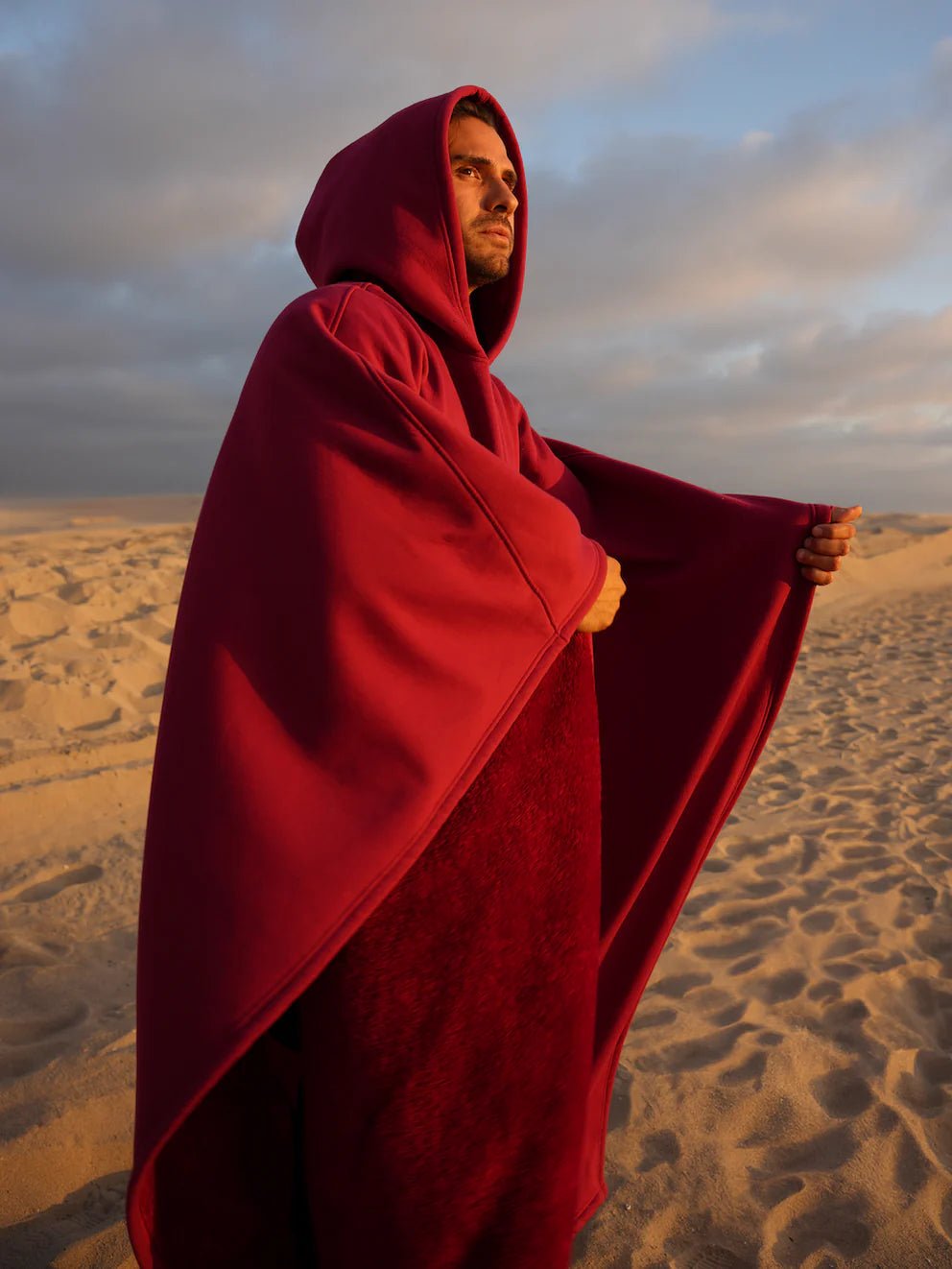 Loose Hooded Poncho Hoodie