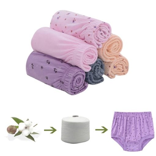 High-Waist Ladies Cotton Panties Plus Sizes💥