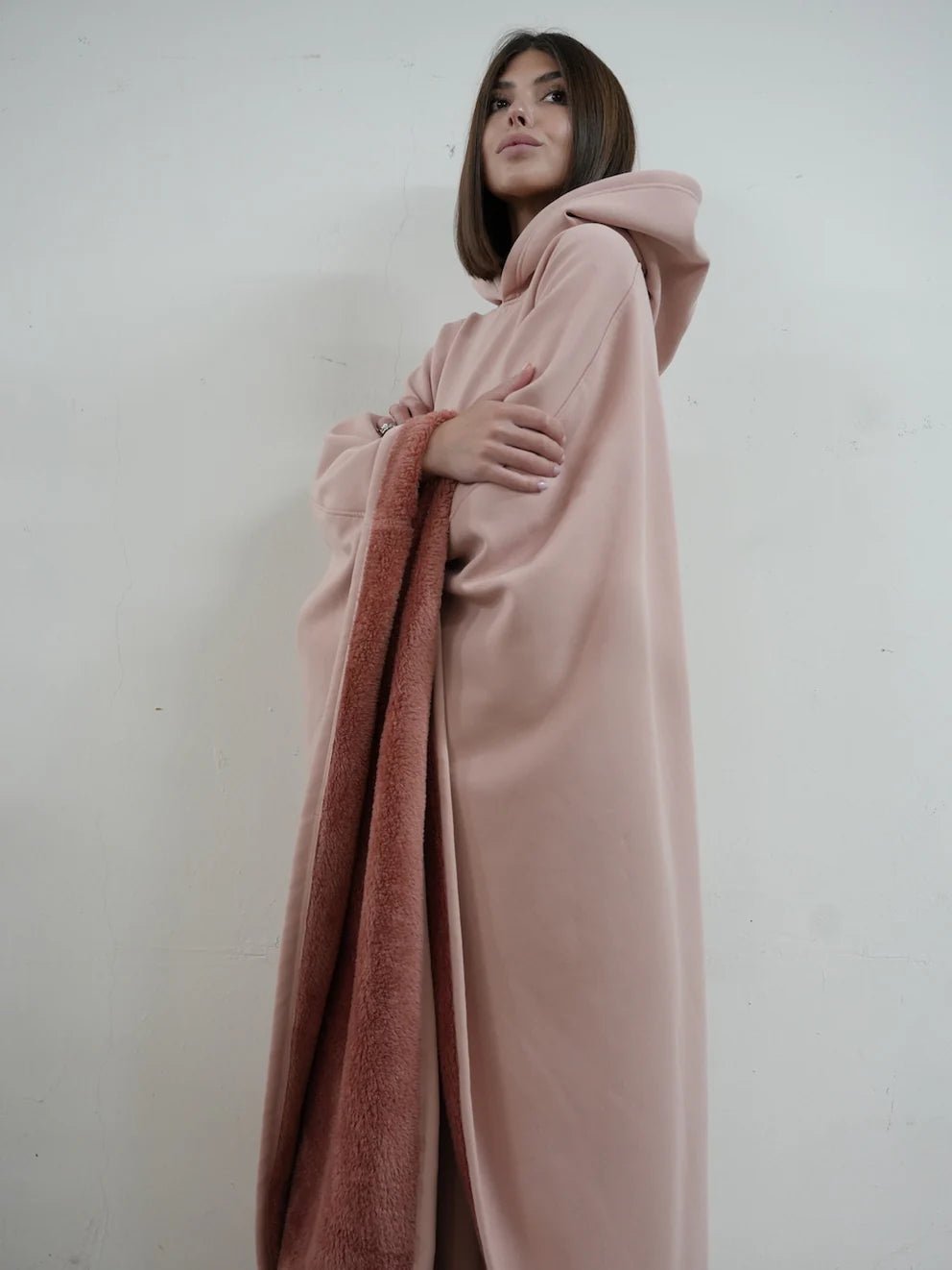 Loose Hooded Poncho Hoodie