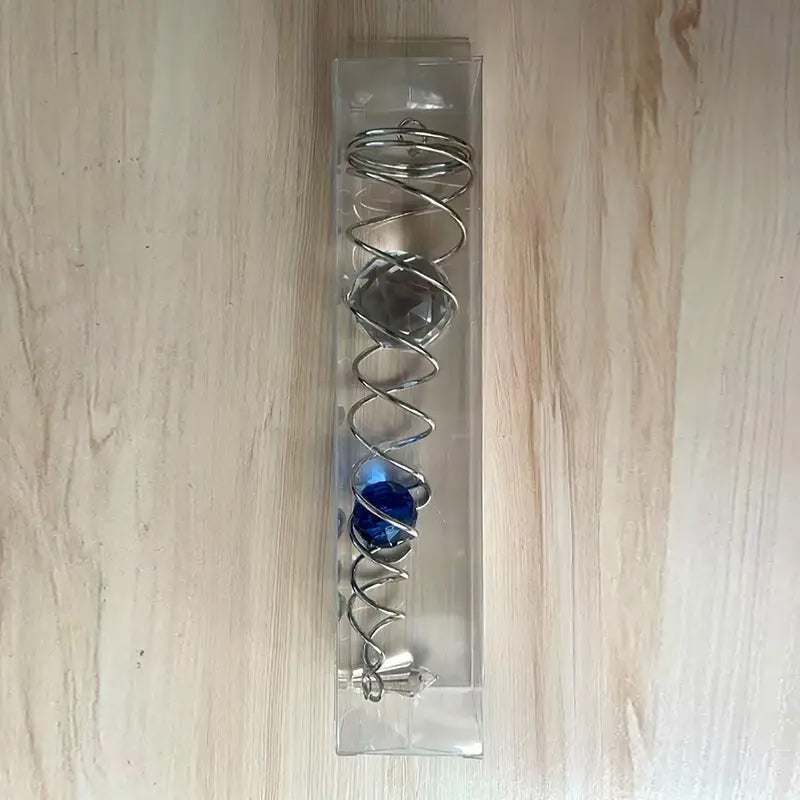 Decorative spiral wind chime pendant
