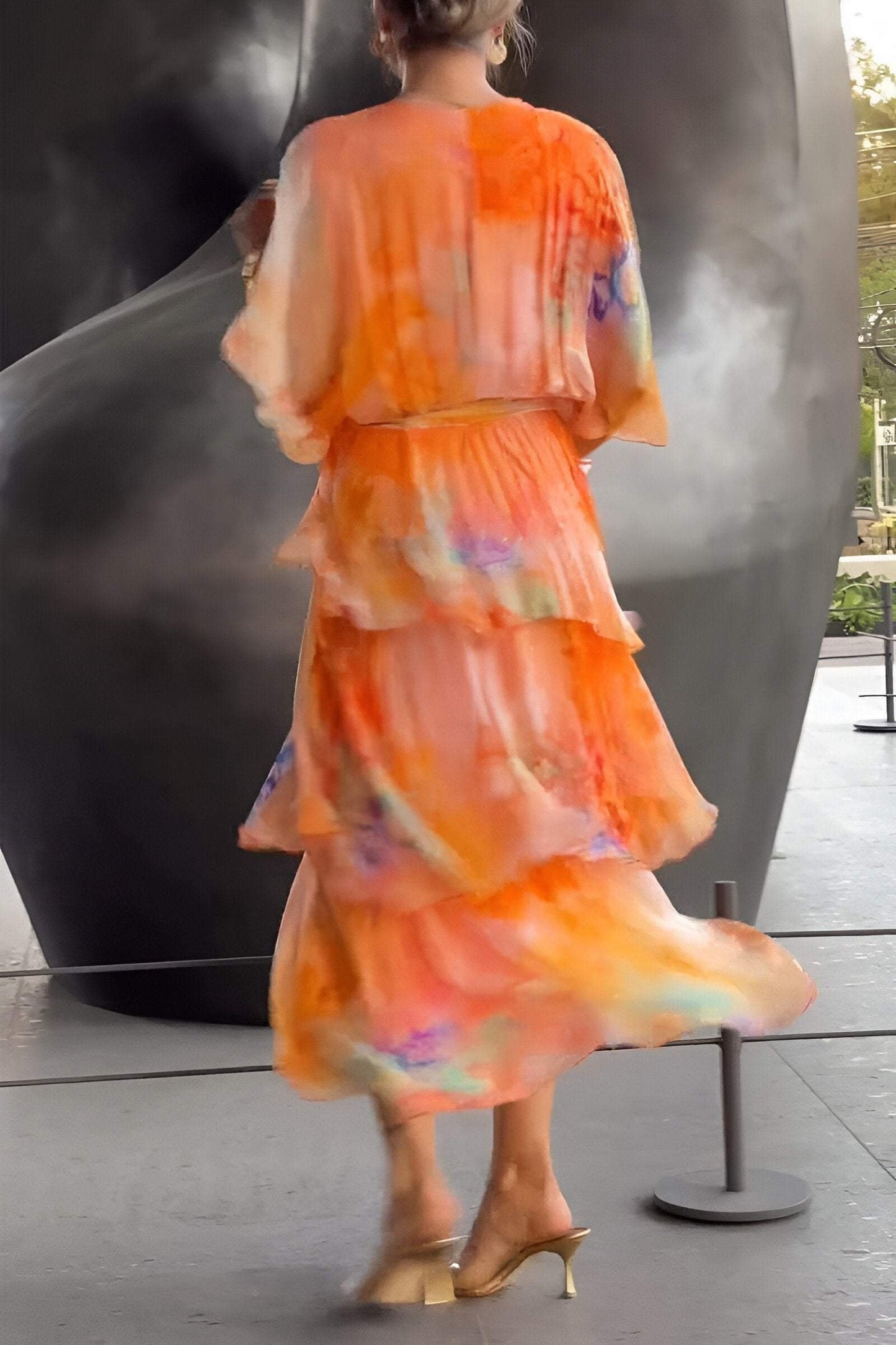 ELEGANT CHIFFON DRESS!