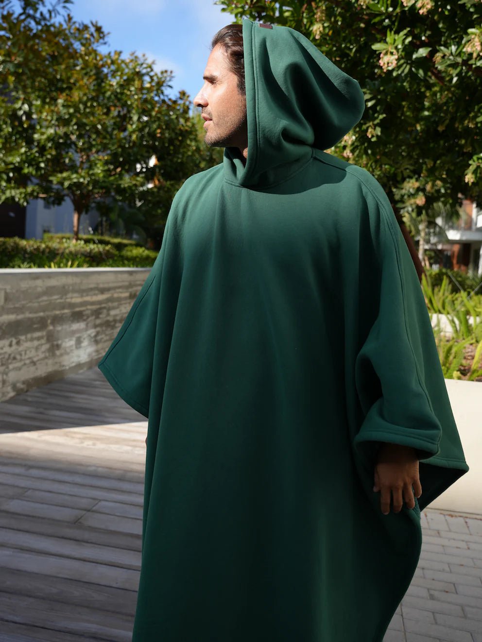 Loose Hooded Poncho Hoodie