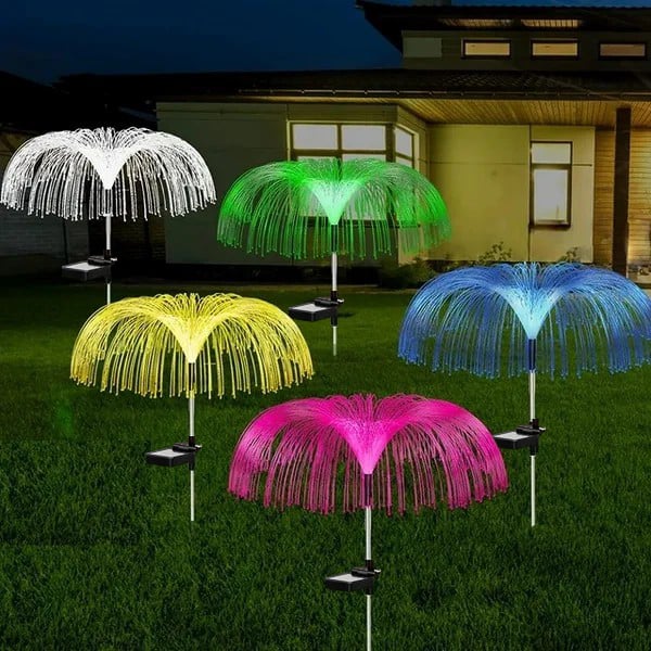 Solar Garden Color Changing Jellyfish Light