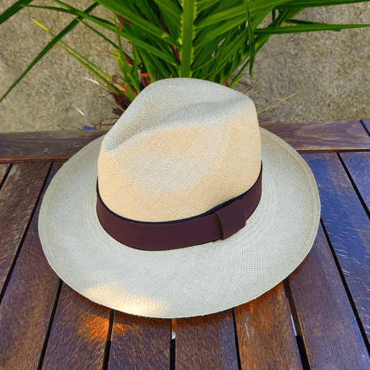 Handwoven Ecuador Panama Hat-Classical