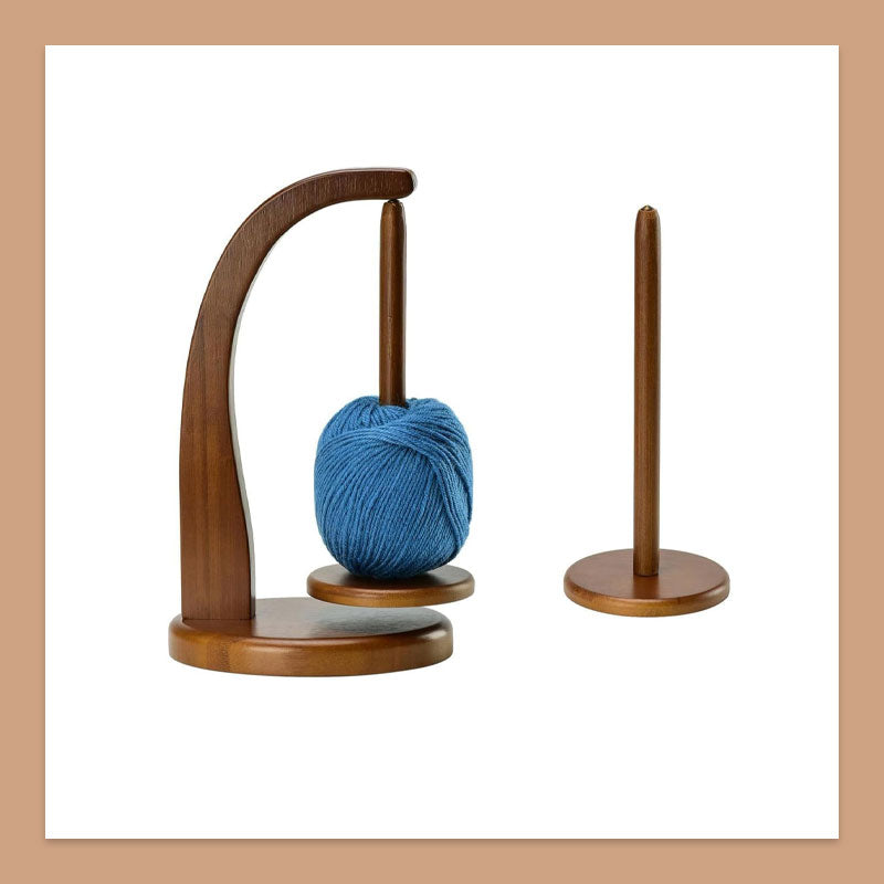 portable rotatable yarn standard