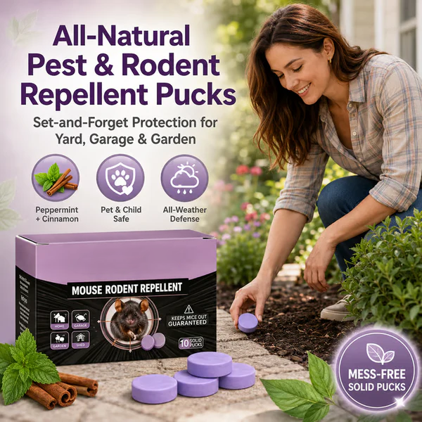 💥Limited time offer: 45% off🐀Natural scented rodent repellent tablets